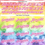 Light Blue Pink 3D Rainbow Tie Dye Baseball Jersey Custom Design Authentic Custom Tie Dye Light Blue-Pink 3D Rainbow Authentic - Image 4