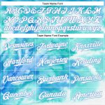 Light Blue White Custom Tie Dye 3D Baseball Jersey for Men and Women, Style 9430 Custom Tie Dye Light Blue-White 3D Authentic - Image 4