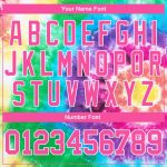 Custom Tie Dye Baseball Jersey Pink White 3D Authentic Design for Unique Style Custom Tie Dye Pink-White 3D Authentic Baseball - Image 5