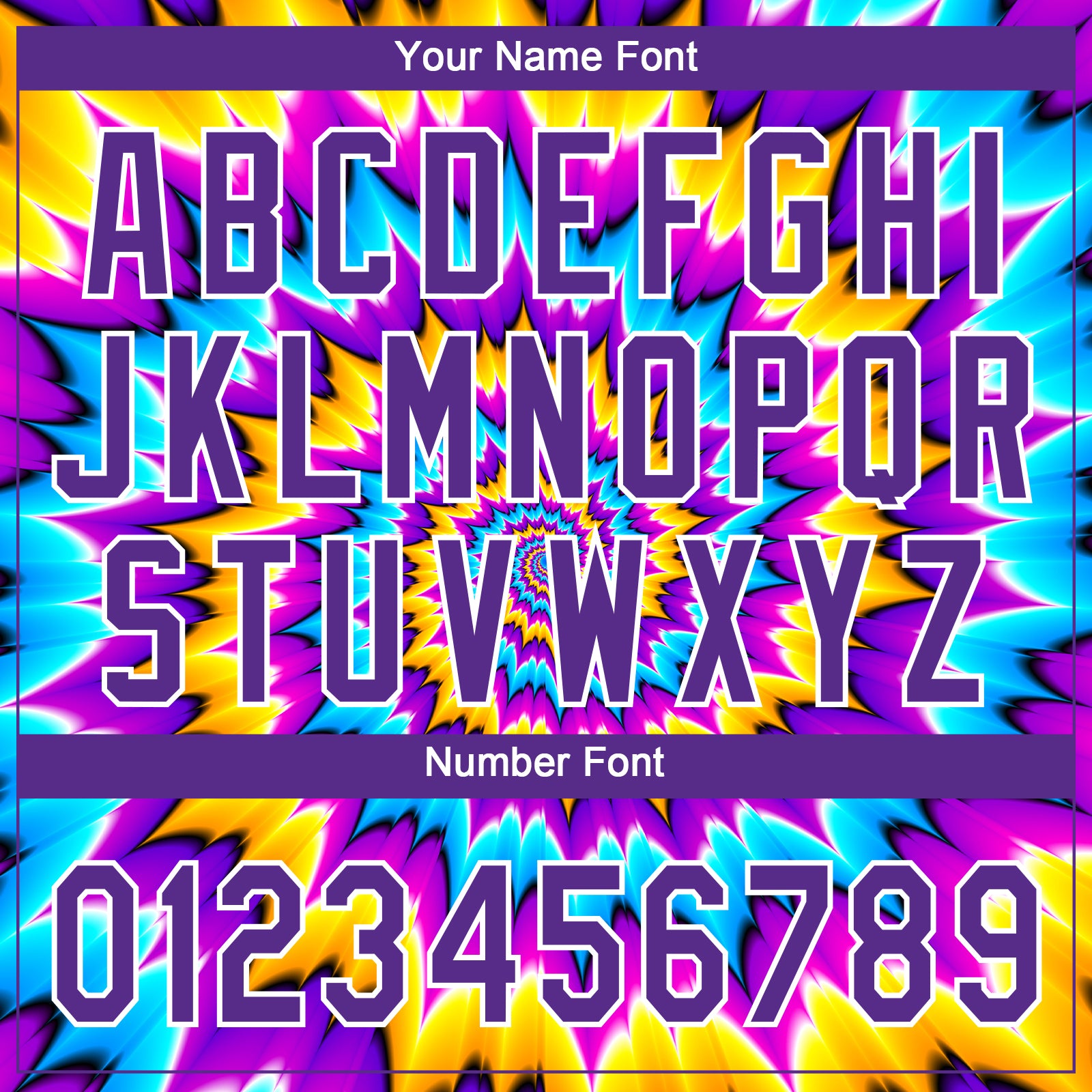 Custom Tie Dye Purple-White 3D Two-Button Unisex Softball Jersey Custom Tie Dye Jersey in Purple-White for Softball, Unisex, 3D Two-Button Custom Tie Dye Purple-White 3D Two-Button Unisex - Image 5