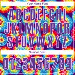 Purple White Tie Dye Soccer Jersey Custom Sublimation Uniform for Players Custom Tie Dye Purple-White Sublimation Soccer - Image 5