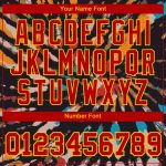 Red-Gold 3D Custom Tie Dye Performance T-Shirt for Women and Men Custom Tie Dye Red-Gold 3D Performance T-Shirt - Image 4