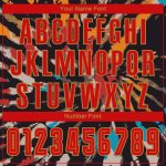 Red and Old Gold Tie Dye Soccer Uniform Jersey - Custom Sublimation Design Custom Tie Dye Red-Old Gold Sublimation Soccer - Image 5