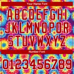 Custom Tie Dye T-Shirt Red White 3D Performance Style 7641 Custom Tie Dye Red-White 3D Performance T-Shirt Style 7641 - Image 4