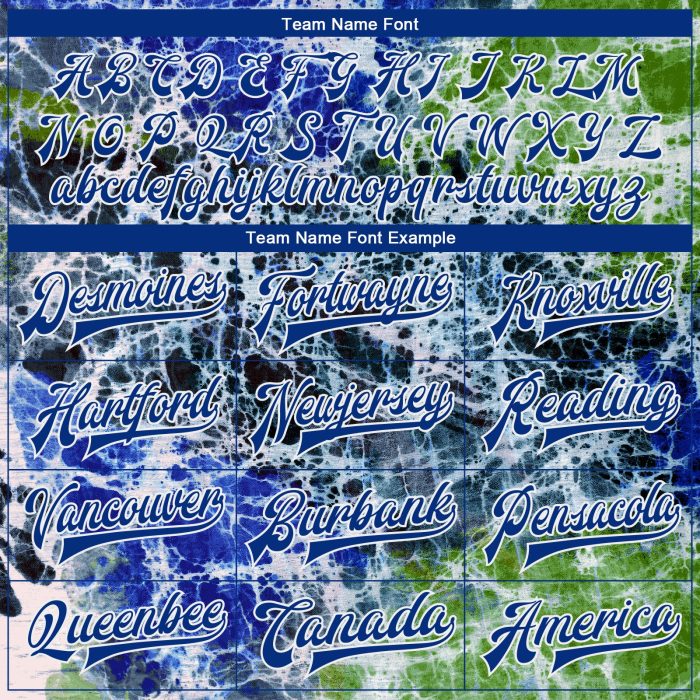 Custom Tie Dye Royal White Rainbow 3D Varsity Letterman Bomber Jacket Style 5561 Custom Tie Dye Royal-White Rainbow 3D Bomber - Image 4