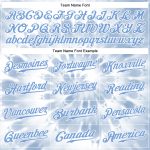 Custom Tie Dye Baseball Jersey 3D Watercolor White Light Blue Authentic Design Custom Tie Dye White-Light Blue 3D Watercolor - Image 4