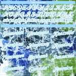 Custom Tie Dye Long Sleeve Performance T-Shirt in White Light Blue Abstract Art Design Custom Tie Dye White-Light Blue Abstract - Image 3