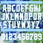 Custom Tie Dye Long Sleeve Performance T-Shirt in White Light Blue Abstract Art Design Custom Tie Dye White-Light Blue Abstract - Image 4