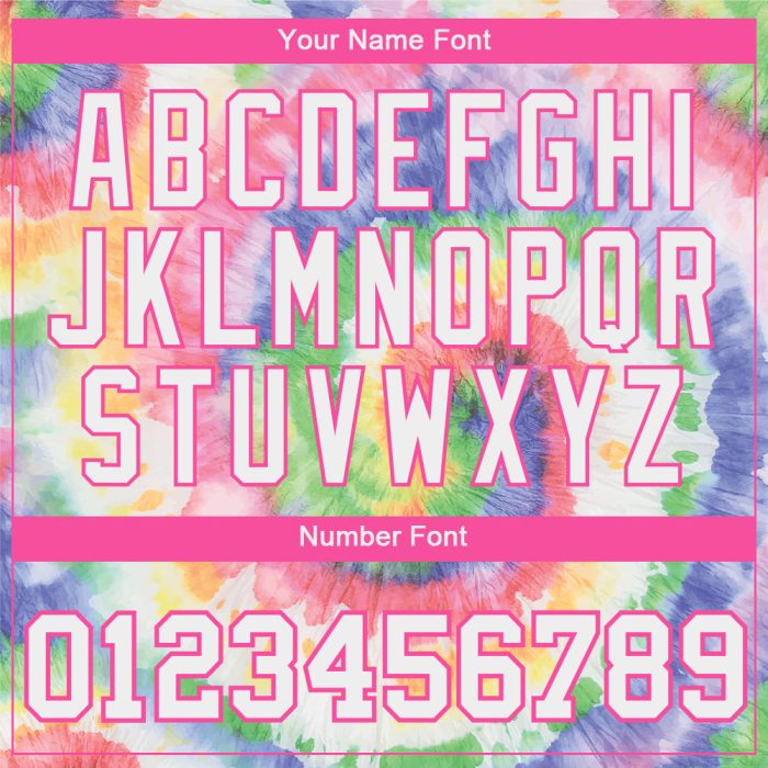 Custom Tie Dye T-Shirt for Performance - White Pink 3D Design, Lightweight and Comfortable Fit Custom Tie Dye White-Pink - Image 4