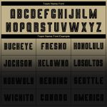 Custom Vegas Gold Black Soccer Jersey Long Sleeve Fade Fashion Uniform Custom Vegas Gold Black Sublimation Long Sleeve Fade - Image 4