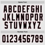 Custom Burgundy Black White Hockey Jersey - Personalized Team Apparel Custom White Black-Burgundy Hockey Jersey - Image 4