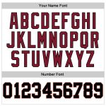 Performance Long Sleeve T-Shirt - Custom Black Crimson-Cream White Design Custom White Black Crimson-Cream Long Sleeve Performance - Image 5