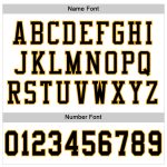 Custom Authentic Football Jersey in White Black and Gold Mesh Custom White Black-Gold Mesh Authentic Football Jersey - Image 4