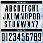 Custom Sublimation Soccer Uniform Jersey in White, Black, and Light Blue Custom White Black-Light Blue Sublimation Soccer - Image 5