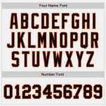 Custom Black Orange Pinstripe Bomber Varsity Letterman Jacket - Full-Snap Design, Stylish Outerwear for Men Custom White - Image 5