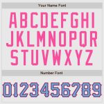 Custom Light Blue Black Pinstripe Baseball Jersey with Authentic Raglan Sleeves Custom White Black Pinstripe Light Blue-Black - Image 4