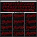 Custom Varsity Letterman Bomber Jacket White Black Red Full-Snap Fashion Custom White Black-Red Bomber Full-Snap Varsity - Image 4