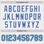 Custom White Blue Kelly Green Baseball Jersey - Authentic Sports Apparel Custom White Blue-Kelly Green Authentic Baseball - Image 5