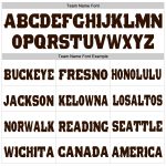 Custom Fleece Joggers for Men Women | White Brown Sweatpants Custom White Brown Fleece Jogger Sweatpants - Image 2