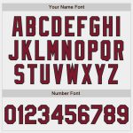 Custom Crimson Black Baseball Jersey - Authentic Design, Personalized Style Custom White Crimson-Black Authentic Baseball - Image 5