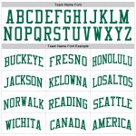 Custom Basketball Jersey Authentic Throwback in White & Kelly Green Custom White Kelly Green Authentic Throwback Basketball - Image 3