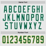 Custom Green and Gold Hockey Jersey - Personalized White Team Jersey Custom White Kelly Green-Gold Hockey Jersey - Image 4