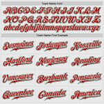 Custom Kelly Green Pinstripe Baseball Jersey with Red Raglan Sleeves, Authentic Design Custom White Kelly Green Pinstripe - Image 5