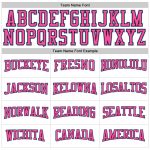 Custom Performance T-Shirt Long Sleeve - White, Light Blue, Black, Pink Custom White Light Blue Black-Pink Long Sleeve Performance - Image 4