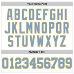Custom Light Blue Gold Basketball Jersey - Authentic Throwback Design Custom White Light Blue-Gold Authentic Throwback Basketball - Image 4