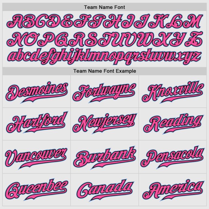 Custom Light Blue-Pink Pinstripe Baseball Jersey with Raglan Sleeves Custom White Light Blue Pinstripe Light Blue-Pink Authentic - Image 5