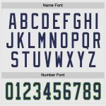 Custom Navy Neon Green Hockey Jersey - Personalized Sports Apparel Custom White Navy-Neon Green Hockey Jersey - Image 4
