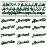 Custom Performance T-Shirt in White Navy Neon Green - Lightweight Activewear Top Custom White Navy-Neon Green Performance - Image 3