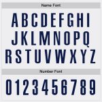 Custom Performance Golf Polo Shirt in White and Navy for Men Custom White Navy Performance Golf Polo Shirt - Image 5