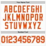 Custom Performance T-Shirt in White, Orange, Gray - Ideal for Sports and Casual Wear Custom White Orange-Gray Performance - Image 4