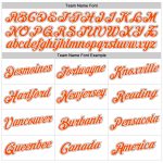 Custom Performance T-Shirt in White, Orange, Gray - Ideal for Sports and Casual Wear Custom White Orange-Gray Performance - Image 3