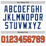 Custom Orange and Royal Basketball Jersey - Authentic Throwback Jersey for Ultimate Fan Gear Custom White Orange-Royal Authentic - Image 4