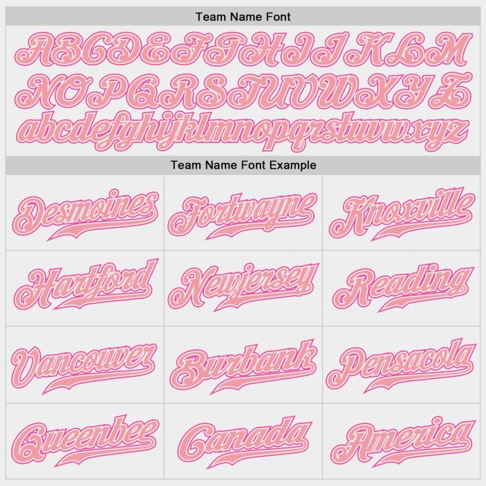 Custom Authentic Pink White Baseball Jersey for Men and Women Custom White Pink Authentic Baseball Jersey - Image 4
