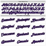 Custom Performance T-Shirt in White Purple and Black Colors Custom White Purple-Black Performance T-Shirt - Image 3