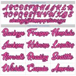 Custom Performance T-Shirt in White Purple Black Pink for Active Wear Custom White Purple Black-Pink Performance T-Shirt - Image 3