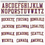 Custom Performance T-Shirt in White Purple Gold - Long Sleeve Athletic Top Custom White Purple-Gold Long Sleeve Performance - Image 4