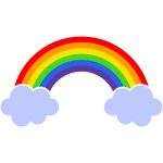 LGBT Pride Custom Rainbow T-Shirt in White Purple Gold for Performance Custom White Purple-Gold Rainbow For Pride LGBT Performance - Image 2