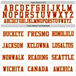 Custom Authentic Football Jersey - White Red Gold Mesh Design Custom White Red-Gold Mesh Authentic Football Jersey - Image 3