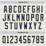 Custom Royal Gold Hockey Jersey - Personalized White Jersey for Fans and Players Custom White Royal-Gold Hockey Jersey - Image 4