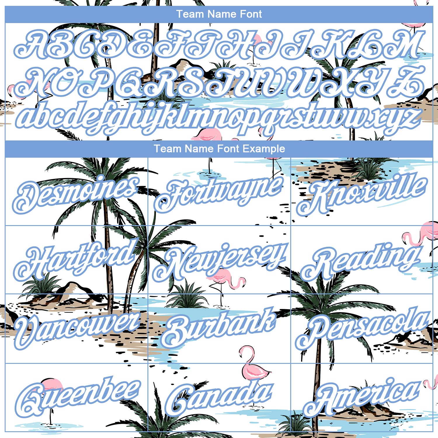 Custom White White-Light Blue Hawaii Palm Trees 3D Pattern Long Sleeve Performance T-Shirt Custom White Light Blue Hawaii Palm Trees 3D Pattern Long Sleeve T-Shirt for Performance Custom White White-Light Blue Hawaii - Image 3