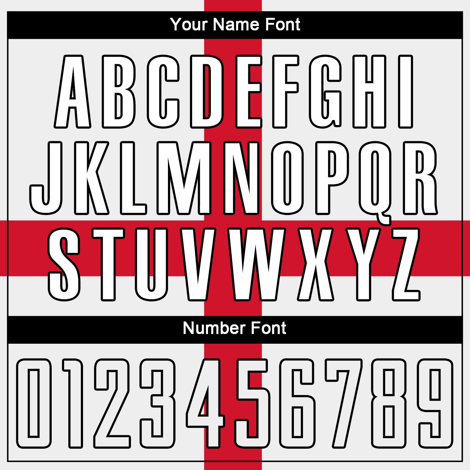 Custom White White Red-Black Sublimation Great Britain Flag Soccer Uniform Jersey Great Britain Soccer Jersey Custom Sublimation Red Black White Uniform Custom White White Red-Black Sublimation Great Britain - Image 5