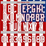 Custom Red-Royal American Flag 3D Long Sleeve Performance T-Shirt - Fashion Style 4468 Custom White White Red-Royal American - Image 4