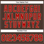 Custom Womens V-Neck Cropped Baseball Jersey in Brown Red-Cream Custom Women's Brown Red-Cream V-Neck Cropped Baseball Jersey - Image 5