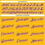 Custom Womens Gold Crimson White V-Neck Cropped Baseball Jersey Custom Women's Gold Crimson-White V-Neck Cropped Baseball - Image 4