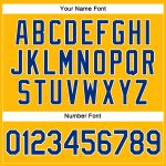 Custom Womens Gold White V-Neck Cropped Baseball Jersey Custom Women's Gold Royal-White V-Neck Cropped Baseball Jersey - Image 5