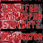 Custom Womens Graffiti Pattern 3D V-Neck Cropped Baseball Jersey | Red and White Custom Women's Graffiti Pattern Red-White - Image 5